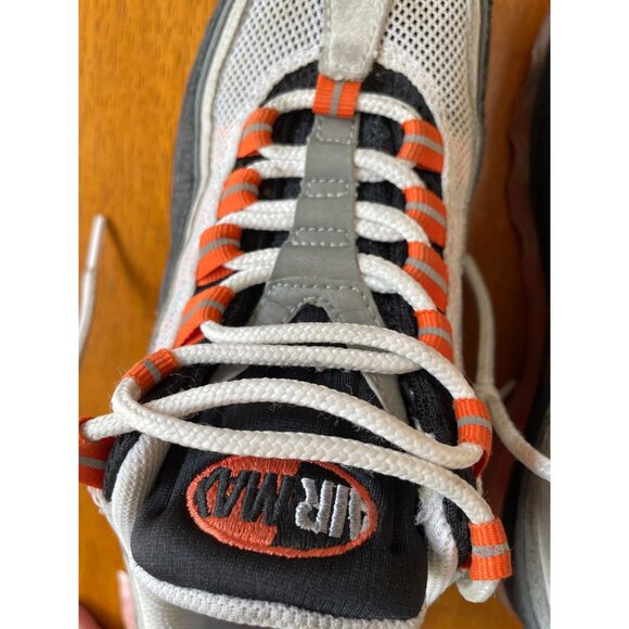 Nike Air Max Men's Sneakers Sz 6.5 Gray & Orange Vintage Vibes 2010 - Picture 16 of 16